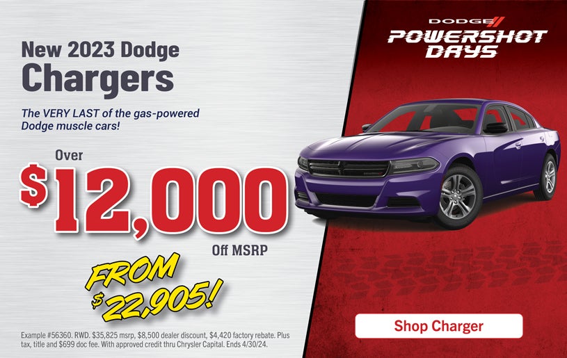 New 2023 Dodge Chargers